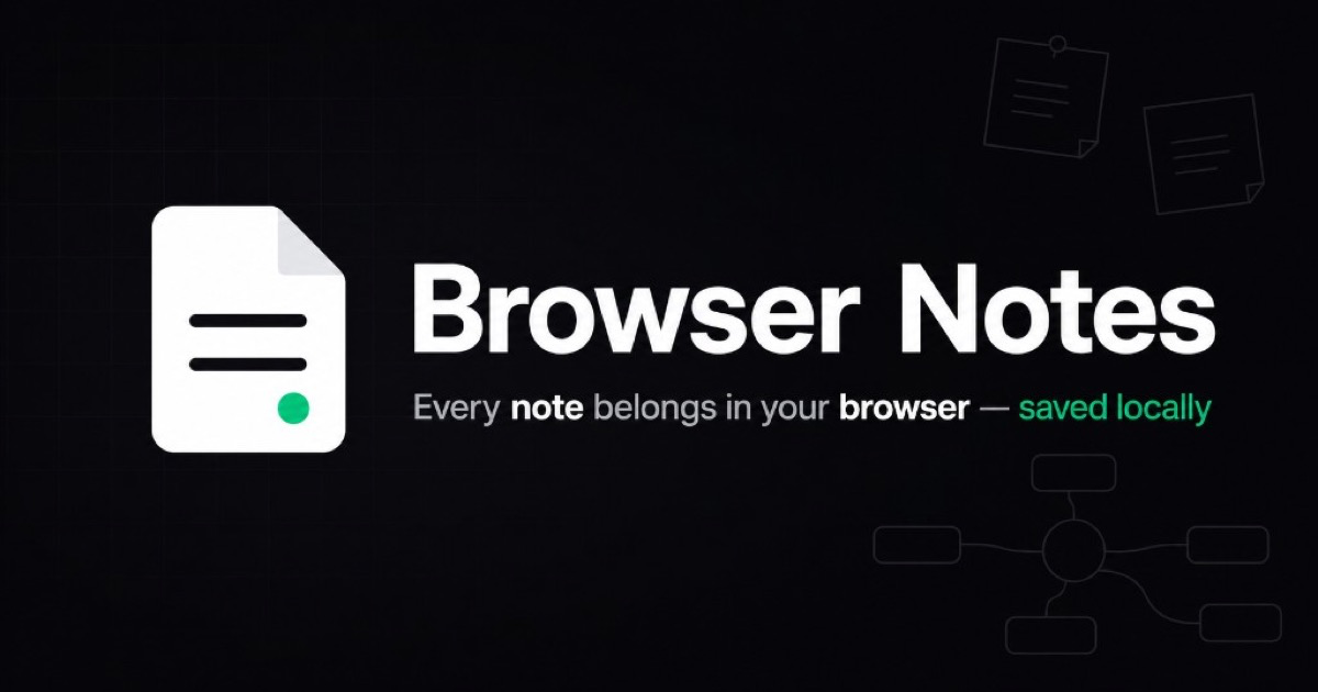 Browser Notes